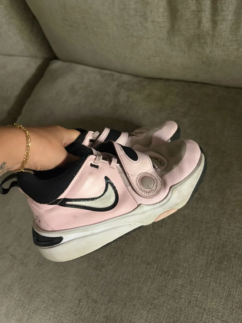 Nike kids Pink Athletic Sneakers